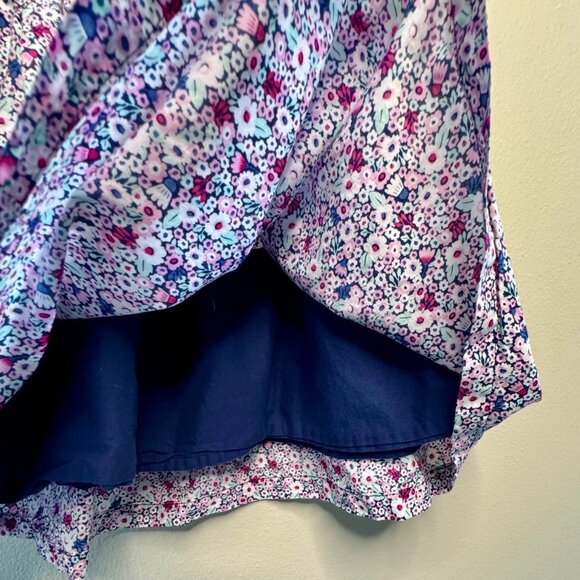SERGENT MAJOR Ditzy Floral Dress Girls 8 130 Cotton Purple Spring Flowers Girl - Picture 7 of 10